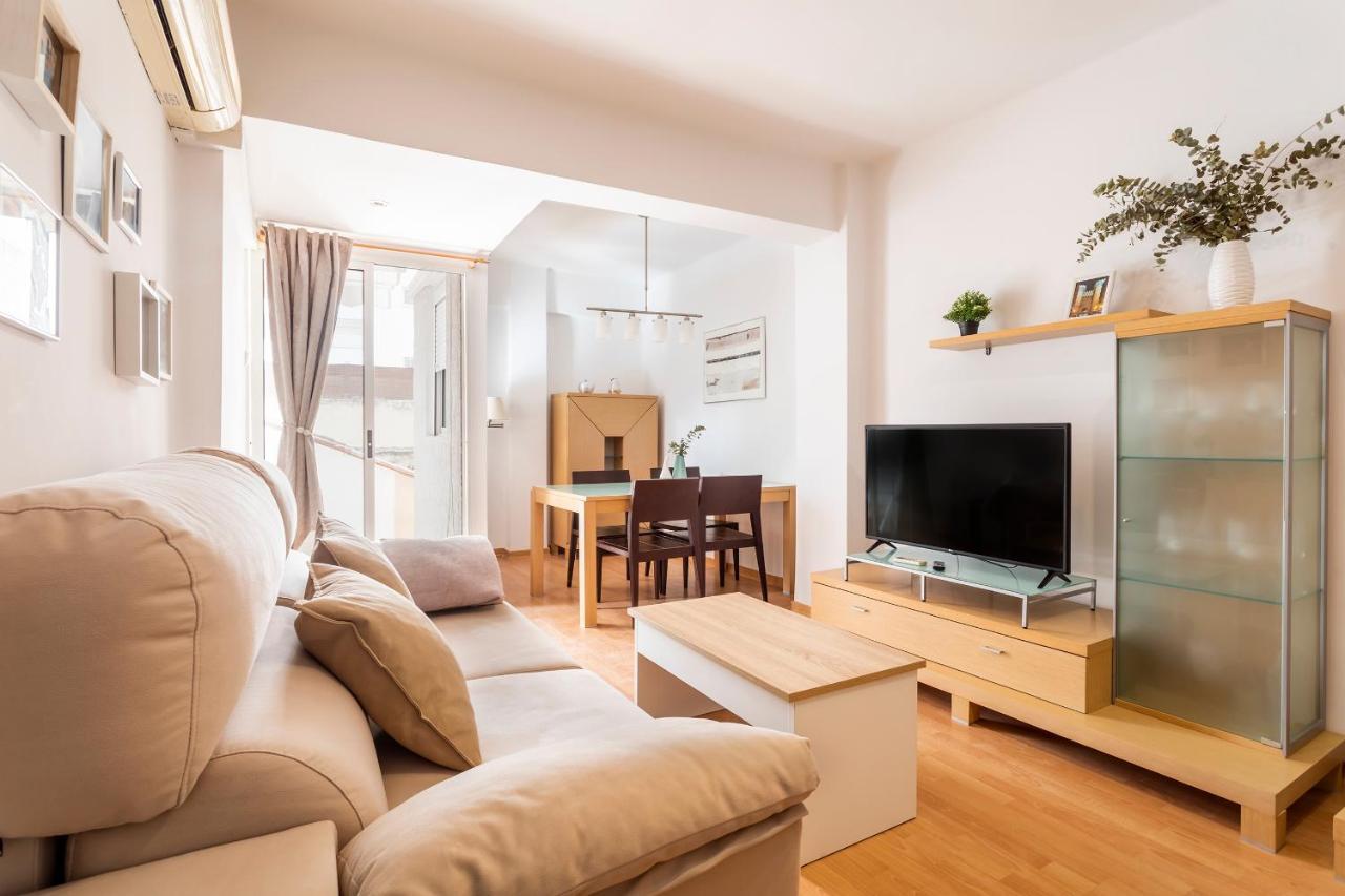 Precioso Piso Moderno: Terraza, A/C, Netflix, Wifi Apartment บาเลนเซีย ภายนอก รูปภาพ