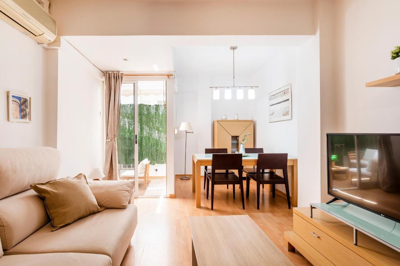 Precioso Piso Moderno: Terraza, A/C, Netflix, Wifi Apartment บาเลนเซีย ภายนอก รูปภาพ